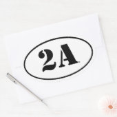 Aufkleber für den zweiten Zusatz (Umschlag)