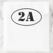 Aufkleber für den zweiten Zusatz (Tasche)