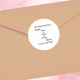 Aufkleber für Design oder Foto Upload