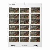 Aufkleber für deutsche Hirtenanschrift Adressaufkleber (Vorne)