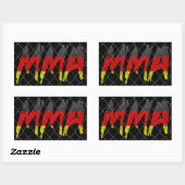 Aufkleber für deutsche MIXED MARTIAL ARTS (Blatt)