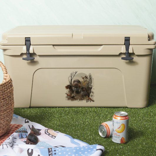 Aufkleber für deutsches Drahthaar Pointer (GWP) (Kühler)