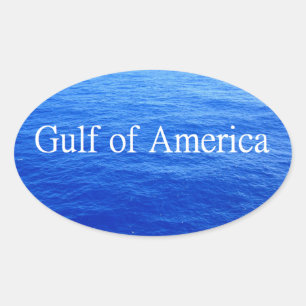 Aufkleber für die Abdeckung des Golfs von Amerika