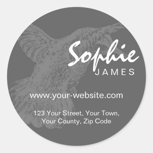 Aufkleber für die Adressenkennzeichnung (Vorderseite)