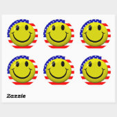 Aufkleber für die amerikanische Flagge (Blatt)