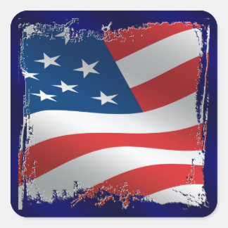 Aufkleber für die amerikanische Flagge