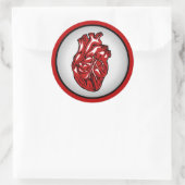 Aufkleber für die Anatomie des roten Blutes (Tasche)
