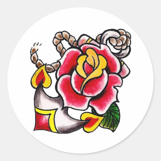 Aufkleber für die Anker-n-Rose (Vorderseite)