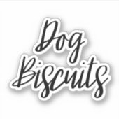 Aufkleber für die Aufbewahrung von Dog Biscuits (Vorderseite)