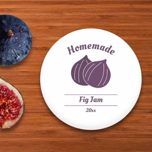 Aufkleber für die Aufschrift des Fig-Jams