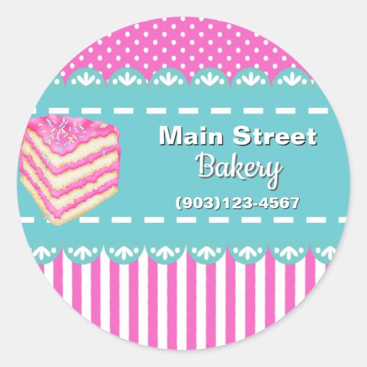 Aufkleber für die Bäckerei (Vorderseite)