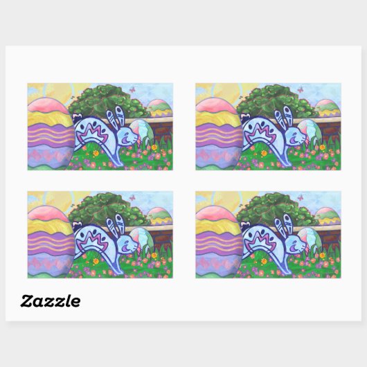 Aufkleber für die Backyard-Ostereier (Blatt)