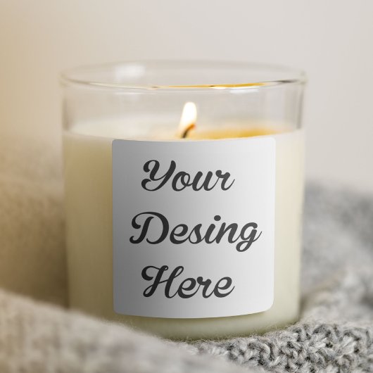 Aufkleber für die benutzerdefinierte Kerzenkennzei