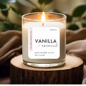 Aufkleber für die benutzerdefinierte Kerzenkennzei