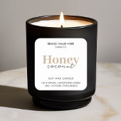 Aufkleber für die benutzerdefinierte Kerzenkennzei