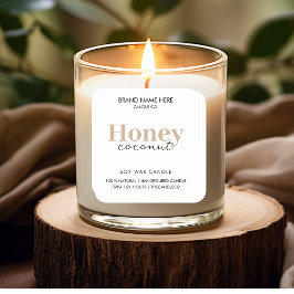 Aufkleber für die benutzerdefinierte Kerzenkennzei