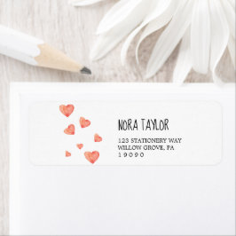 Aufkleber für die benutzerdefinierte Rücksendeadre