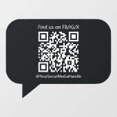 Aufkleber für die benutzerdefinierte schwarze Spre (Blatt)