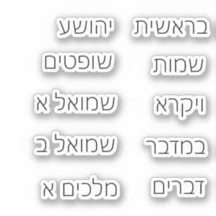 Aufkleber für die Bibel