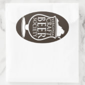 Aufkleber für die Biergesellschaft Virginia (Tasche)