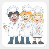 Aufkleber für die Bildung der Absolventen (Vorderseite)