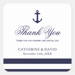 Aufkleber für die blaue und weiße Gastgeschenk Hoc