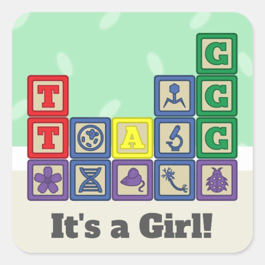 Aufkleber für die Blocks-Ankündigung eines zukünft (Vorderseite)