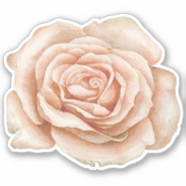 Aufkleber für die Blume der Aquarellfarbe