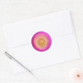 Aufkleber für die Blume in Rosa (Umschlag)