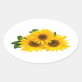 Aufkleber für die Blume von Blumengelb