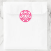 Aufkleber für die Blumenexplosion, rosa (Tasche)
