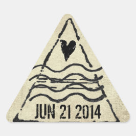 Aufkleber für die Briefmarke des Passports