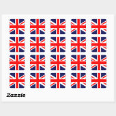 Aufkleber für die britische Flagge. (Blatt)