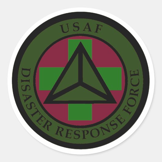 Aufkleber für die Desaster-Reaktionskraft (Camoufl (Vorderseite)