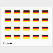 Aufkleber für die deutsche Flagge (Blatt)