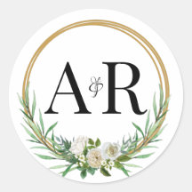 Aufkleber für die Einladung zum Hochzeitstag