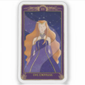 Aufkleber für die Empress-Tarot-Karte (Vorderseite)