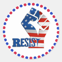 Aufkleber für die erste Anti-Trump-Bewegung widers