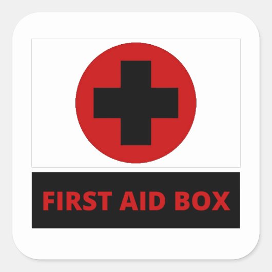 Aufkleber für die erste Hilfe (Vorderseite)