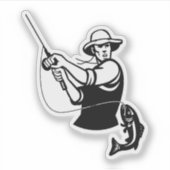 Aufkleber für die Fangthemenaktion (Vorderseite)