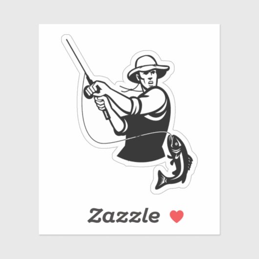 Aufkleber für die Fangthemenaktion (Blatt)