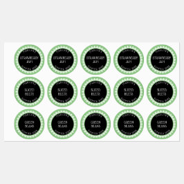 Aufkleber für die Farbmarkierung Grün, Schwarz und