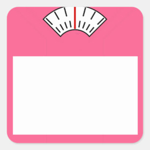 Aufkleber für die Fitness von Gewichtsabnahme