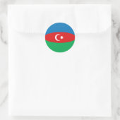 Aufkleber für die Flagge Aserbaidschans (Tasche)