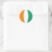 Aufkleber für die Flagge der Elfenbeinküste (Tasche)