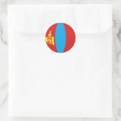 Aufkleber für die Flagge der Mongolei (Tasche)