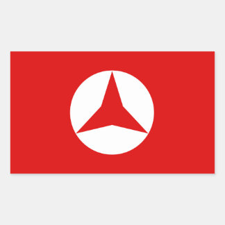 Aufkleber für die Flagge der spanischen Population