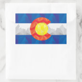 Aufkleber für die Flagge des Staates Colorado (Tasche)
