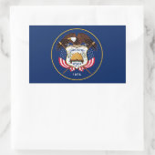 Aufkleber für die Flagge des Staates Utah (Tasche)