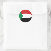 Aufkleber für die Flagge des Sudan (Tasche)